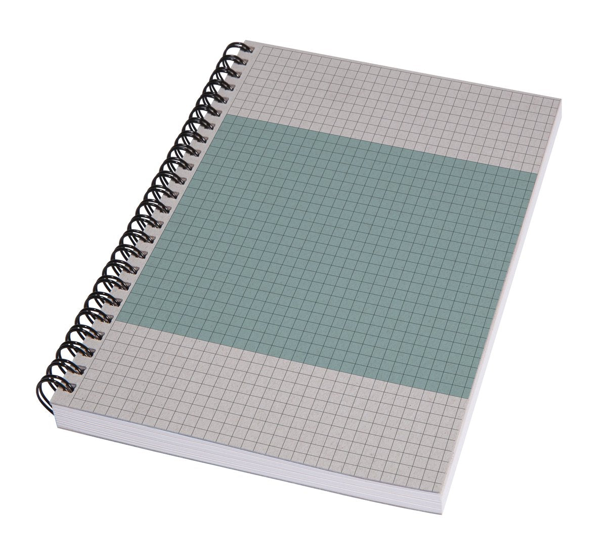 Carnet Sigel quicknote - a5 spirale couverture souple à carreaux bleu clair - 160 pages 80 grammes - si-sn600
