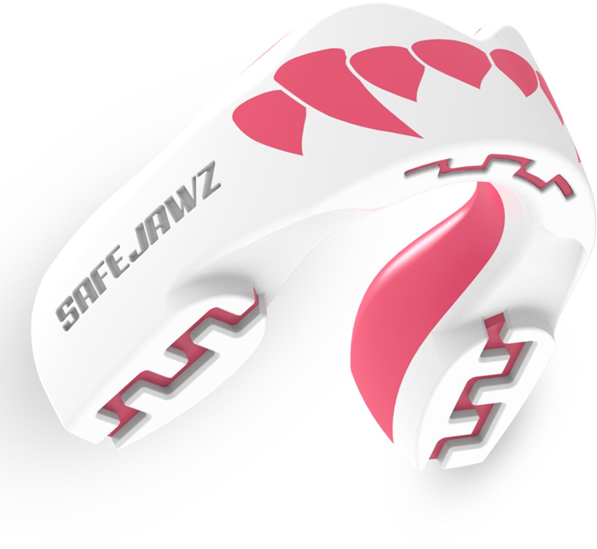 Safejawz protège-dents extro-series dracula blanc rose junior