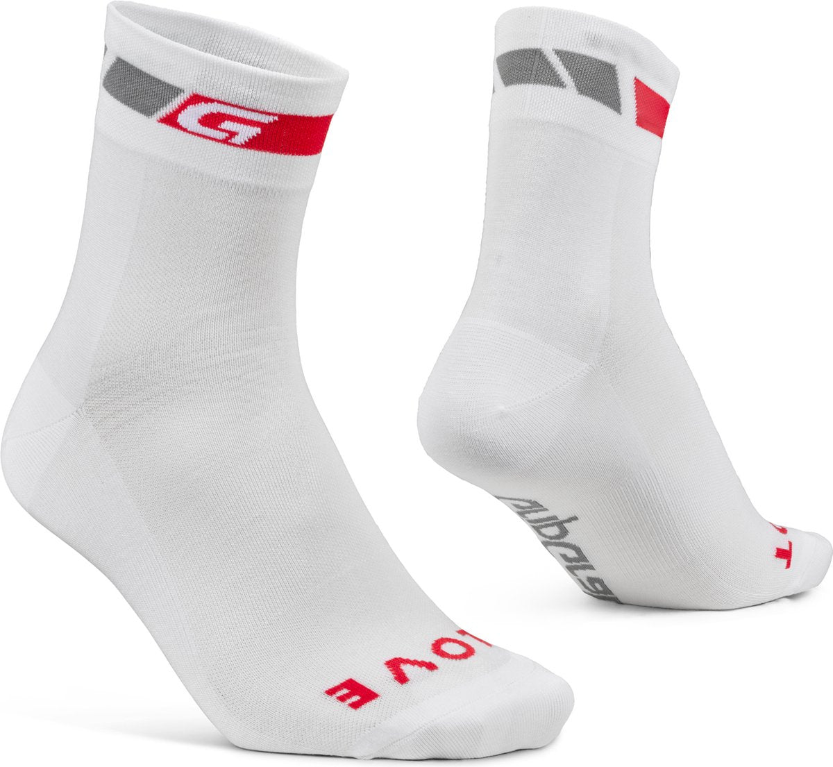 Gripgrab - chaussettes de cyclisme d'été coupe régulière classiques 1 paire de chaussettes de cyclisme coolmax - blanc - unisexe - taille xs (35-38)