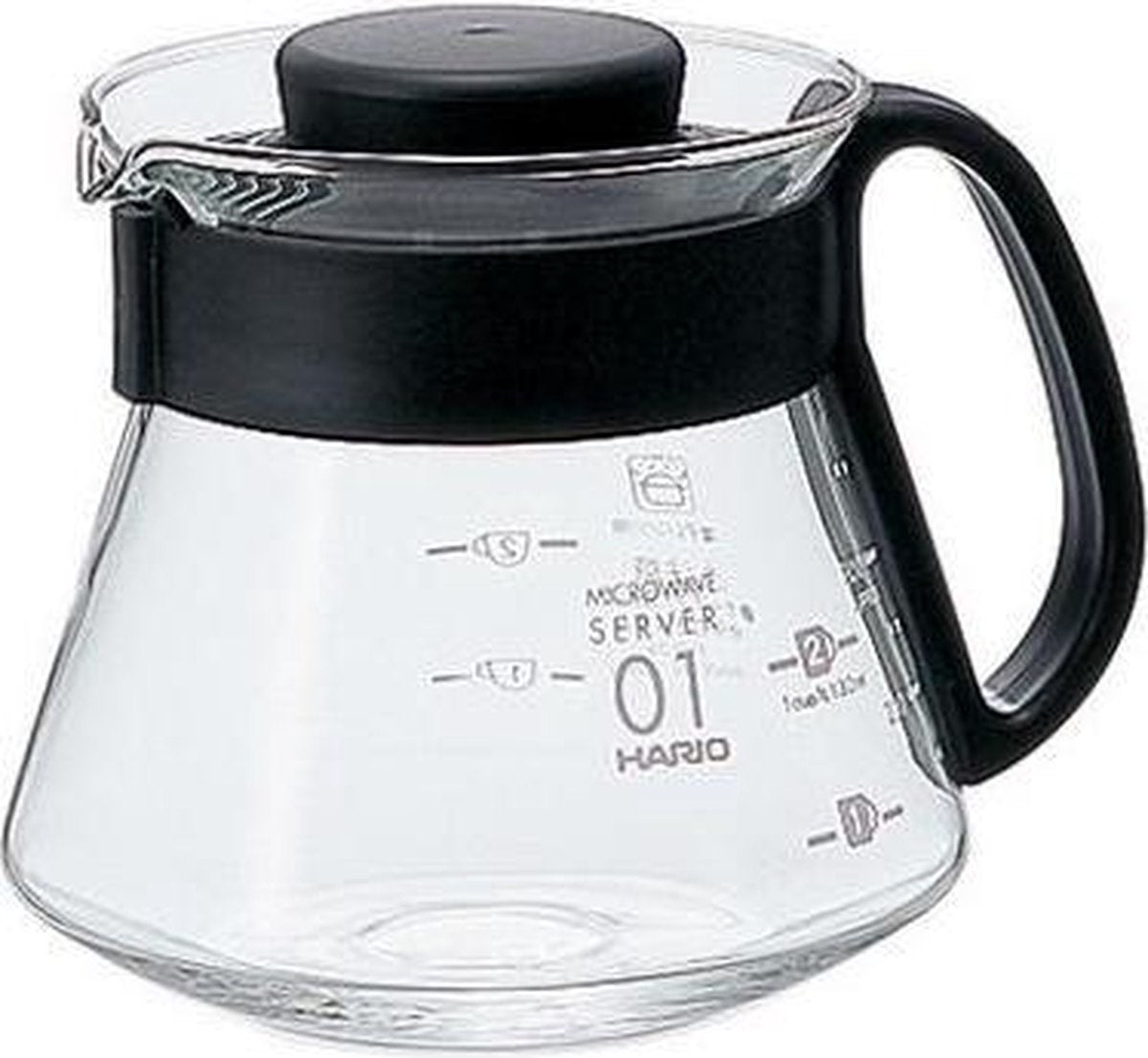 Serveur de gamme Hario v60 taille 01 360 ml