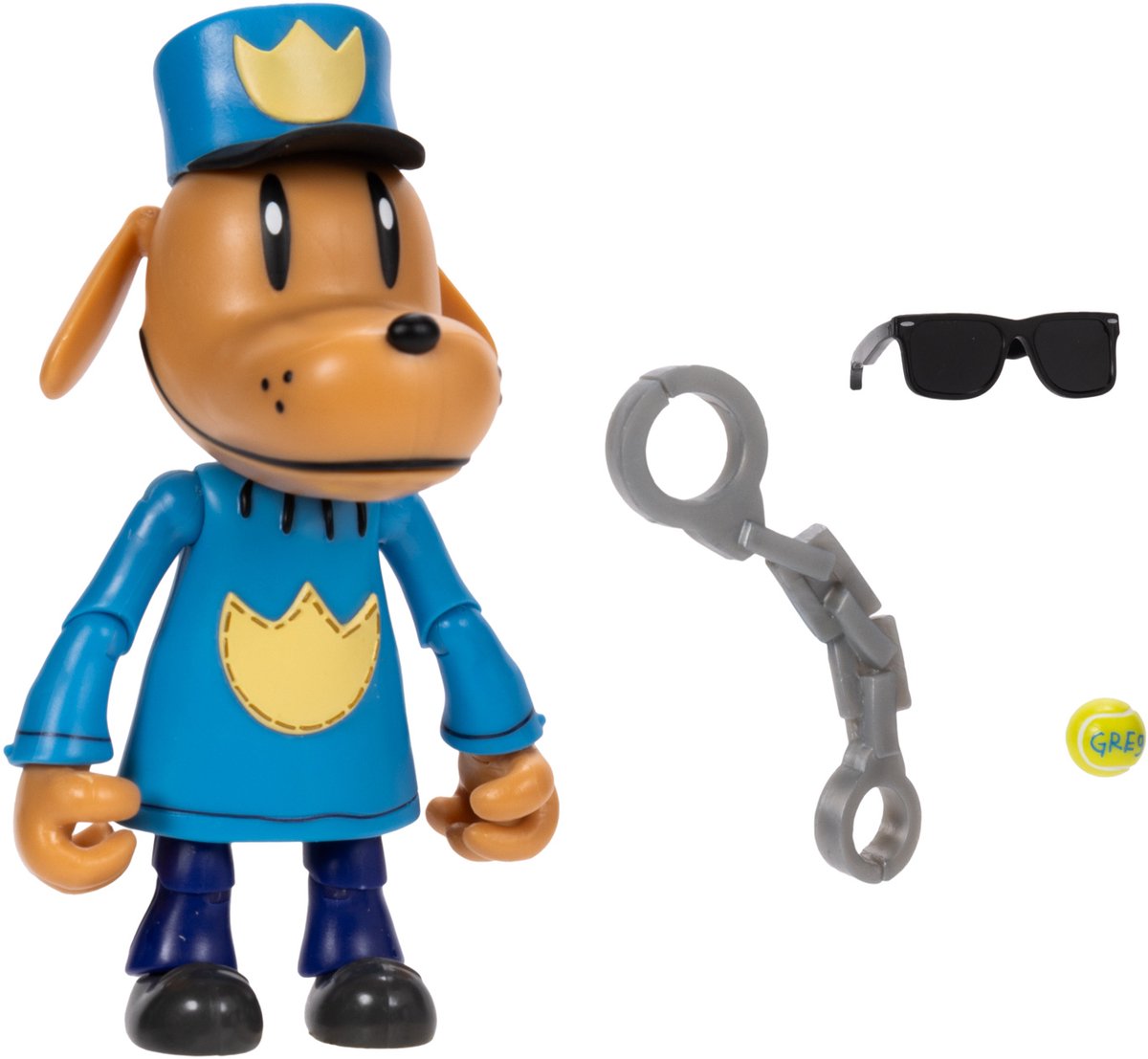 Jakks chien homme 13cm figurine chien homme