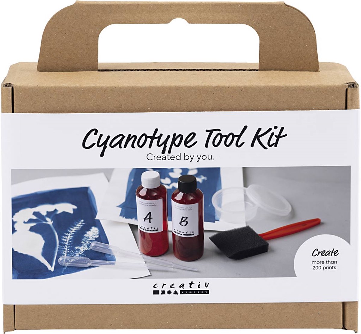 Société Creativ https : www.ccobby.nl toolkit-for-cyanotype-accessories-blue-1-box