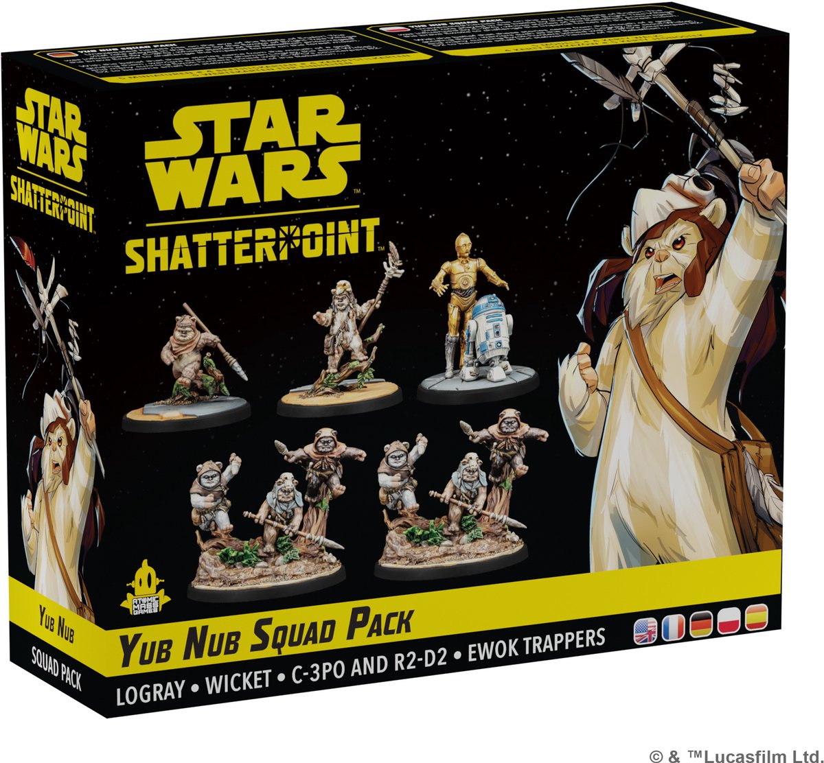 Jeux de masse atomique star wars shatterpoint sagesse du conseil - jeu de miniatures de table - masse atomique