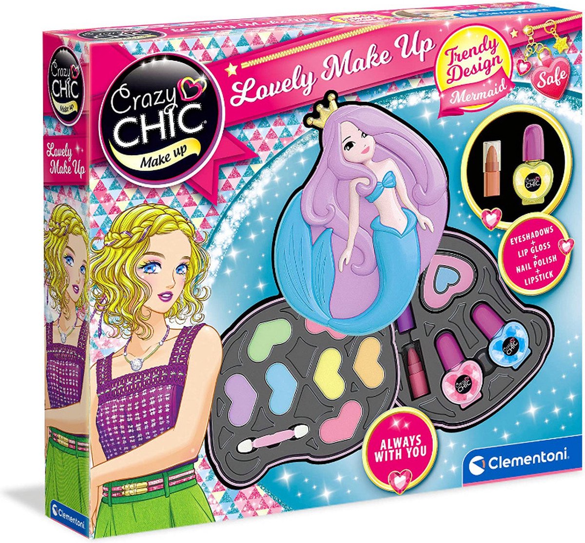 Clementoni Crazy Chic Sirène Makeup Set