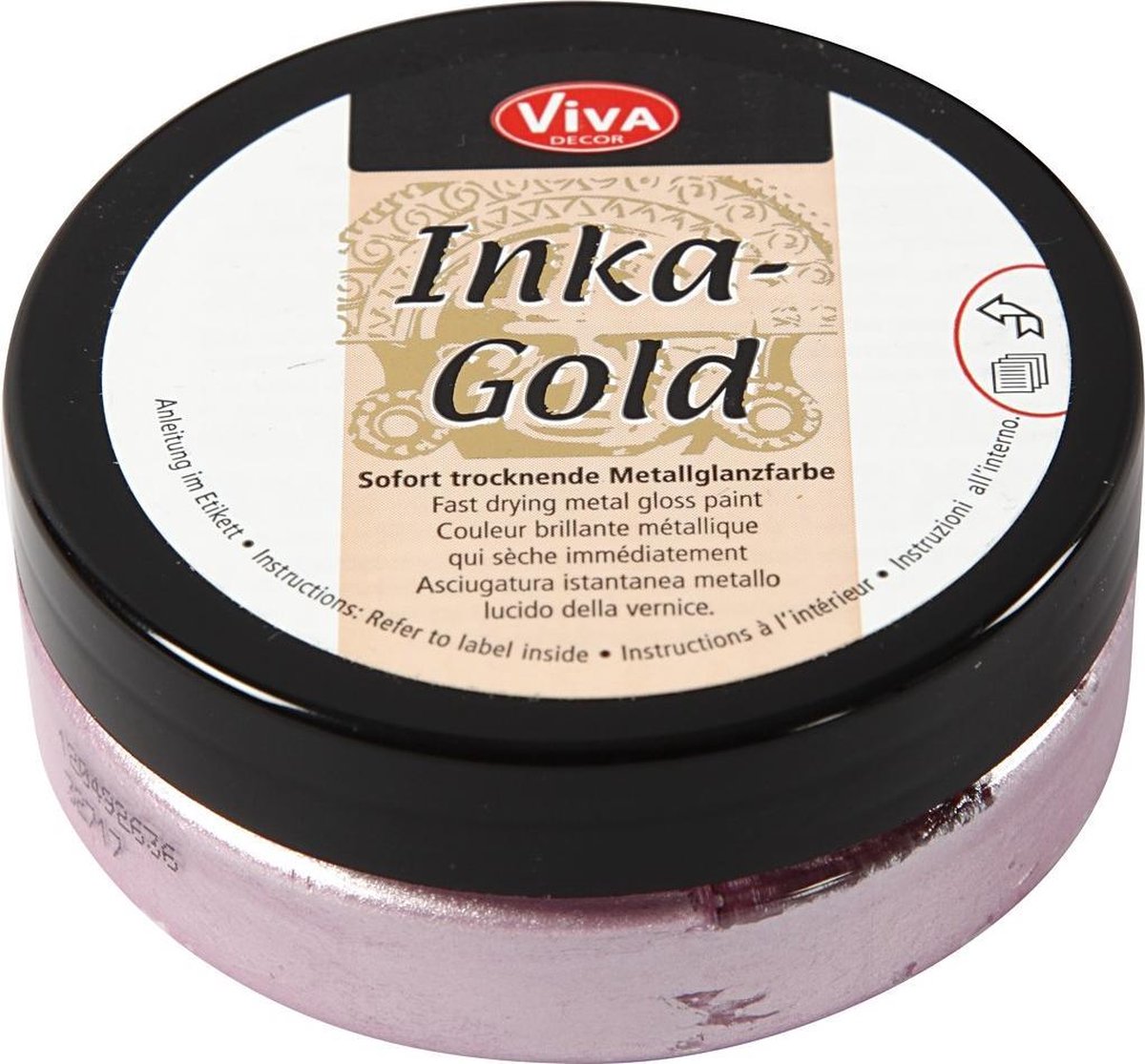 Creativ Company Inka -Gold Glosswax - Rose Quartz, 50ml