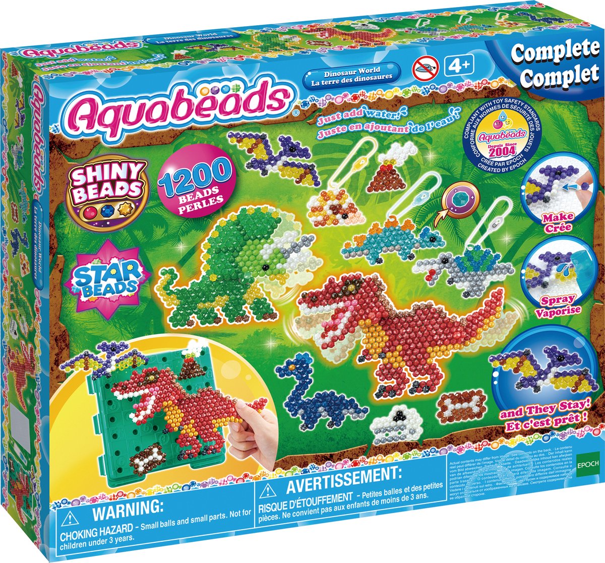 Epoch aquabeads 31994 monde des dinosaures