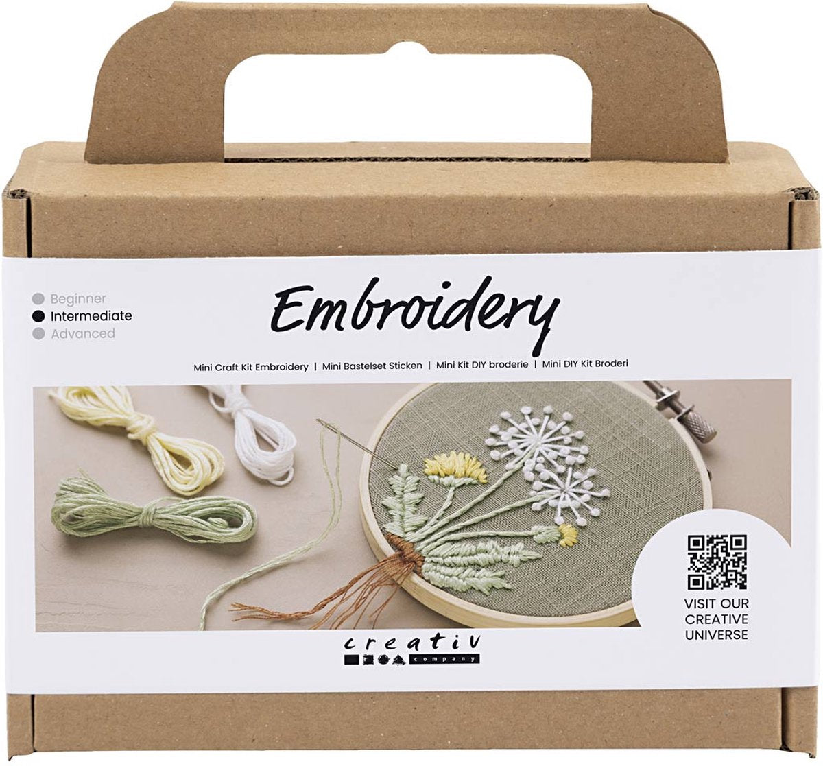 Creativ Company Mini Hobbyset Brodery Wall Hangle