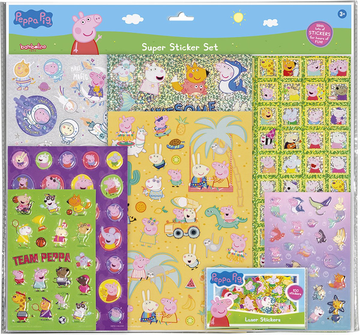 Ensemble de super autocollants Totum - Peppa Pig