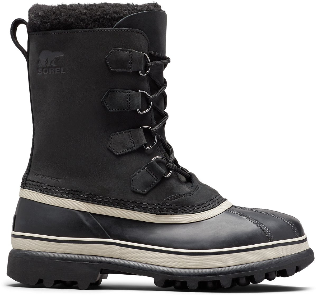 Bottes de neige homme Sorel caribou™ wp - noir, pierre foncée - taille 48