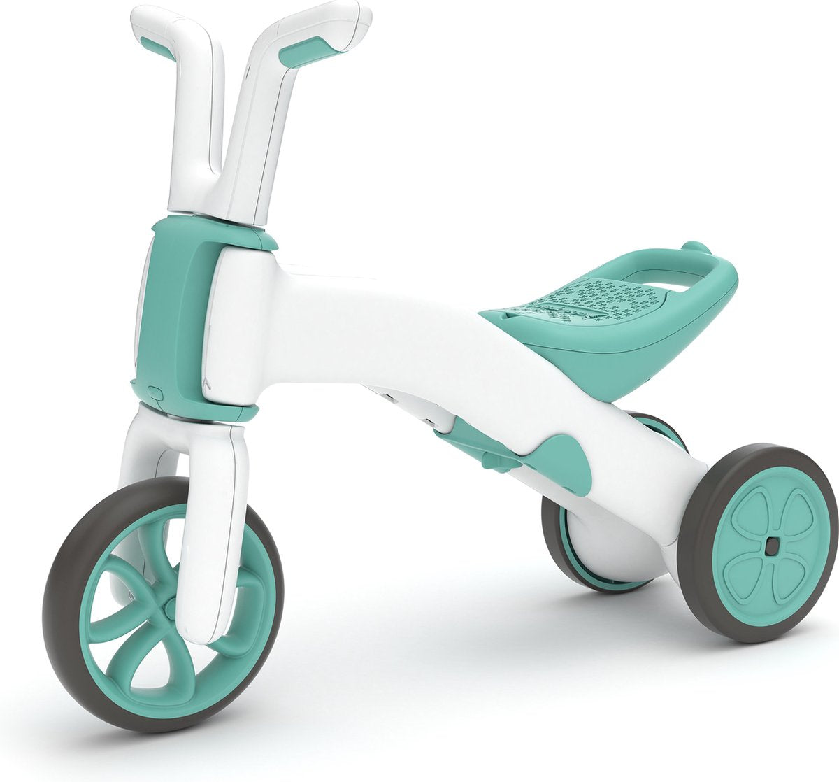 Draisienne Chillafish 1 an pour garçons et filles - draisienne tricycle réglable sur 2 roues - vert bleu - léger avec siège réglable - pneus antidérapants silencieux pour intérieur et extérieur - modèle bunzi
