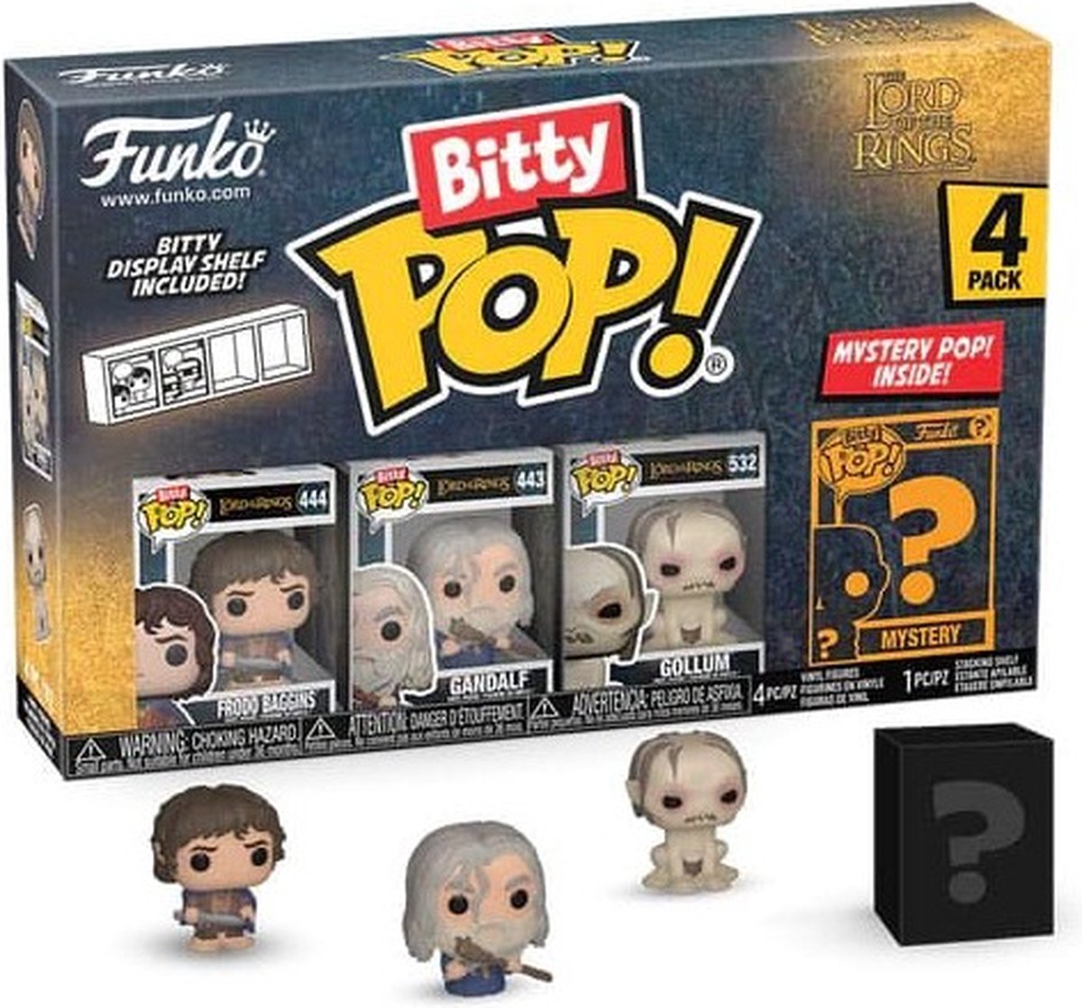Funko-pop ! bitty - le seigneur des anneaux pack de 4 : Frodon