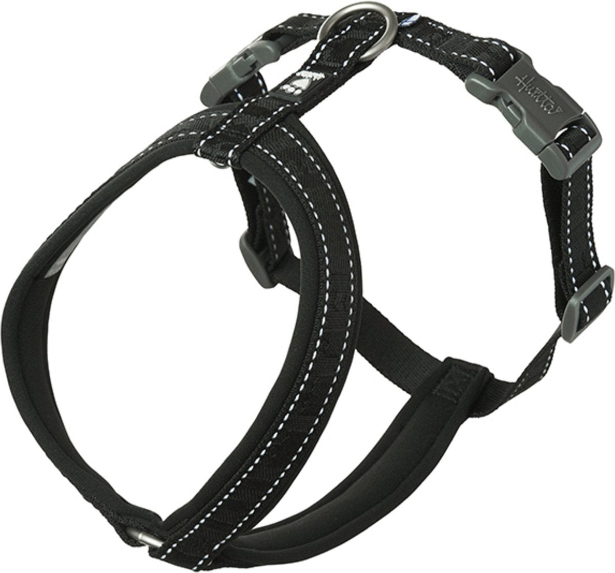 Hurtta harnais casual y-eco noir - harnais pour chien - 50-60 cm