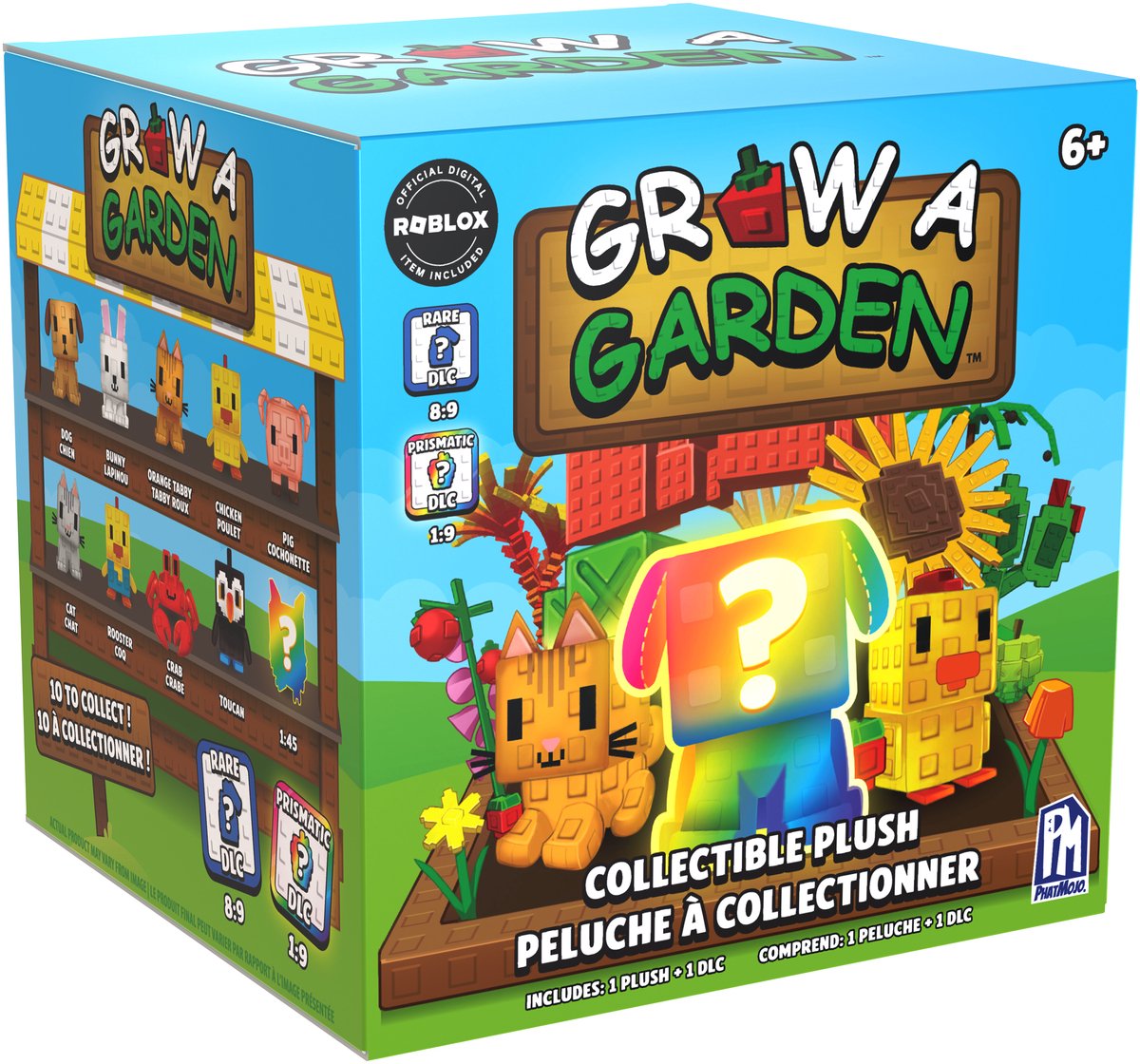 Cultivez un jardin en peluche à collectionner assorties | 9 pièces