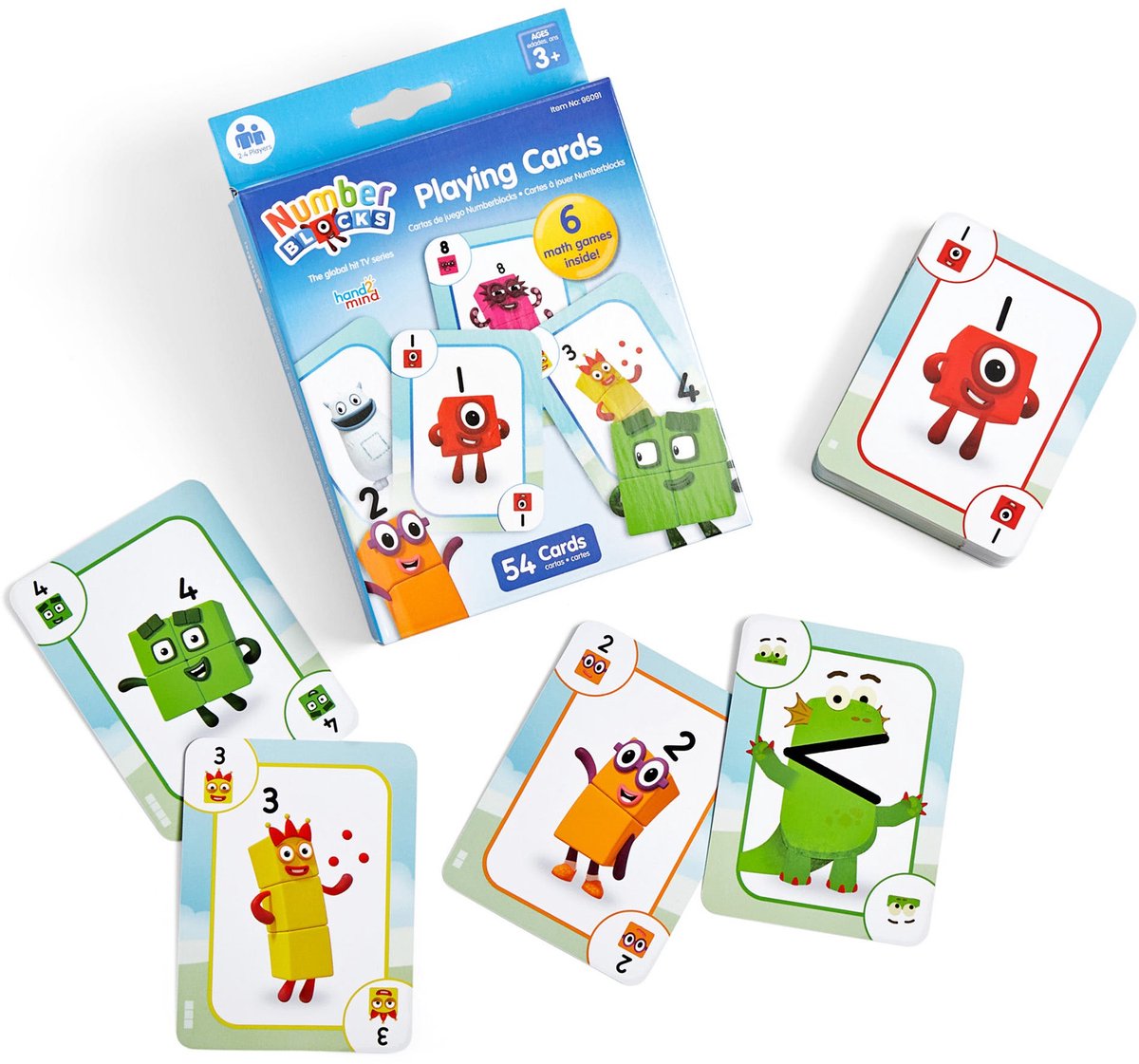 Blocs de numéros de jeu de cartes de ressources d'apprentissage - cartes de jouets éducatives. - 3+