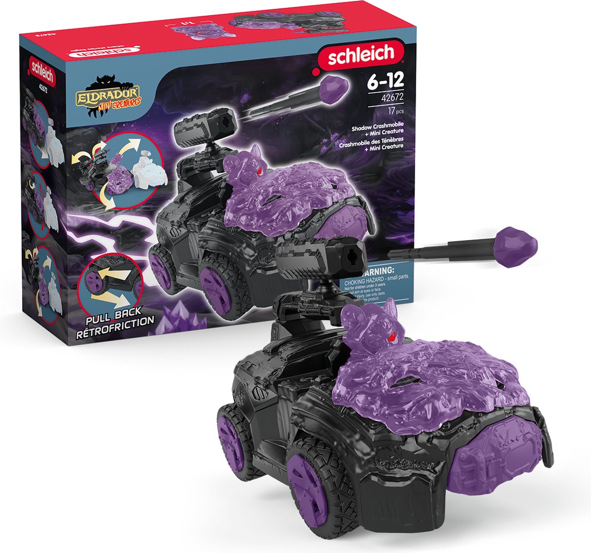Schleich Eldrador Shadow Crashmobile avec mini créature