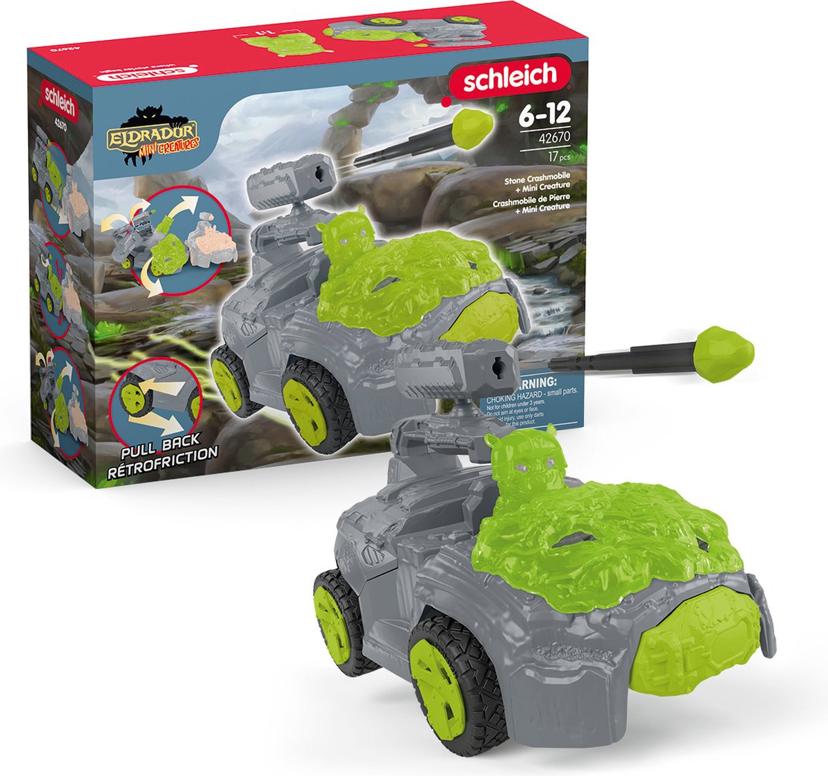 Schleich Eldrador Steen crash mobile avec mini créature