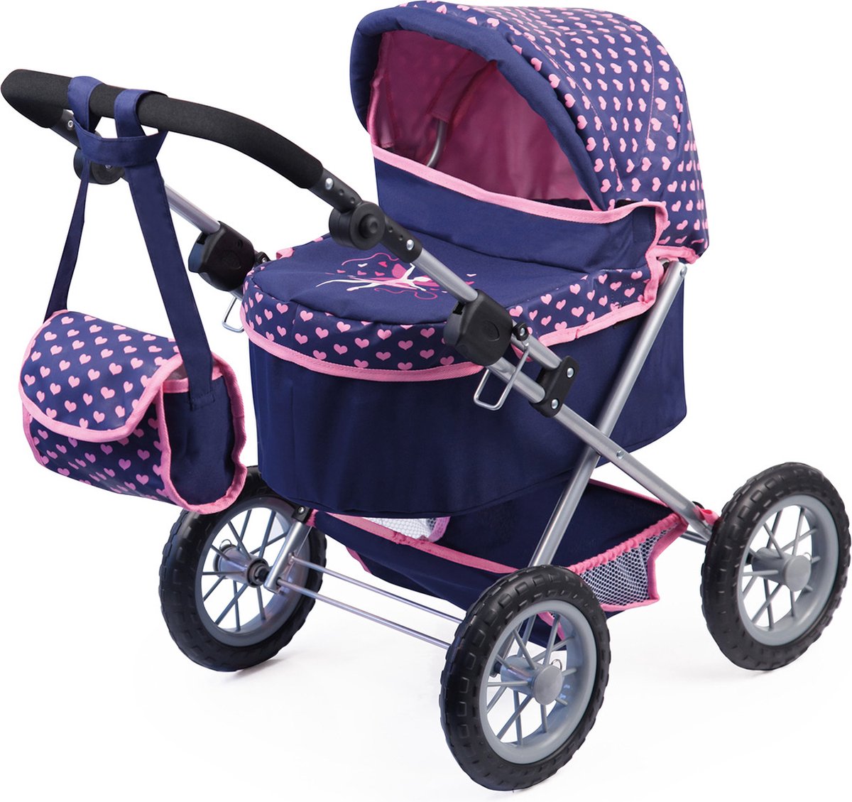 Bayer design - landau de poupée tendance - bleu et rose