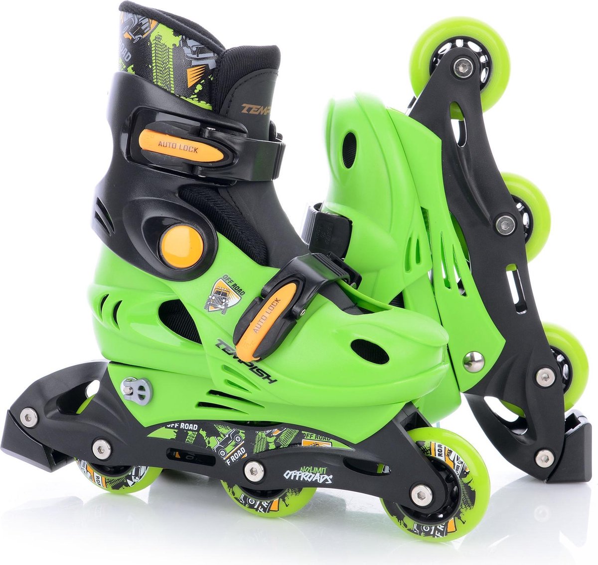Tempish – baby skate set racer – rollers en ligne – enfants – réglable – avec kit de sécurité – taille 30-33