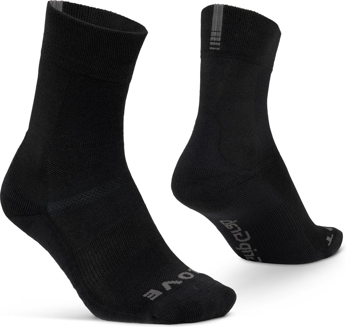 Gripgrab - chaussettes de cyclisme d'hiver thermo SL chaussettes de cyclisme isolantes - noir - unisexe - taille L