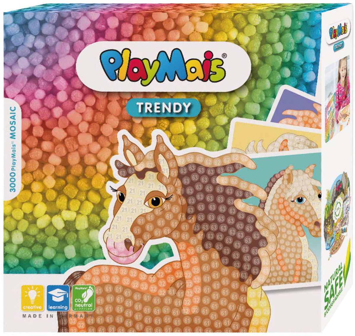 Chevaux mosaïque tendance Jbm playmais (>3 000 pièces)