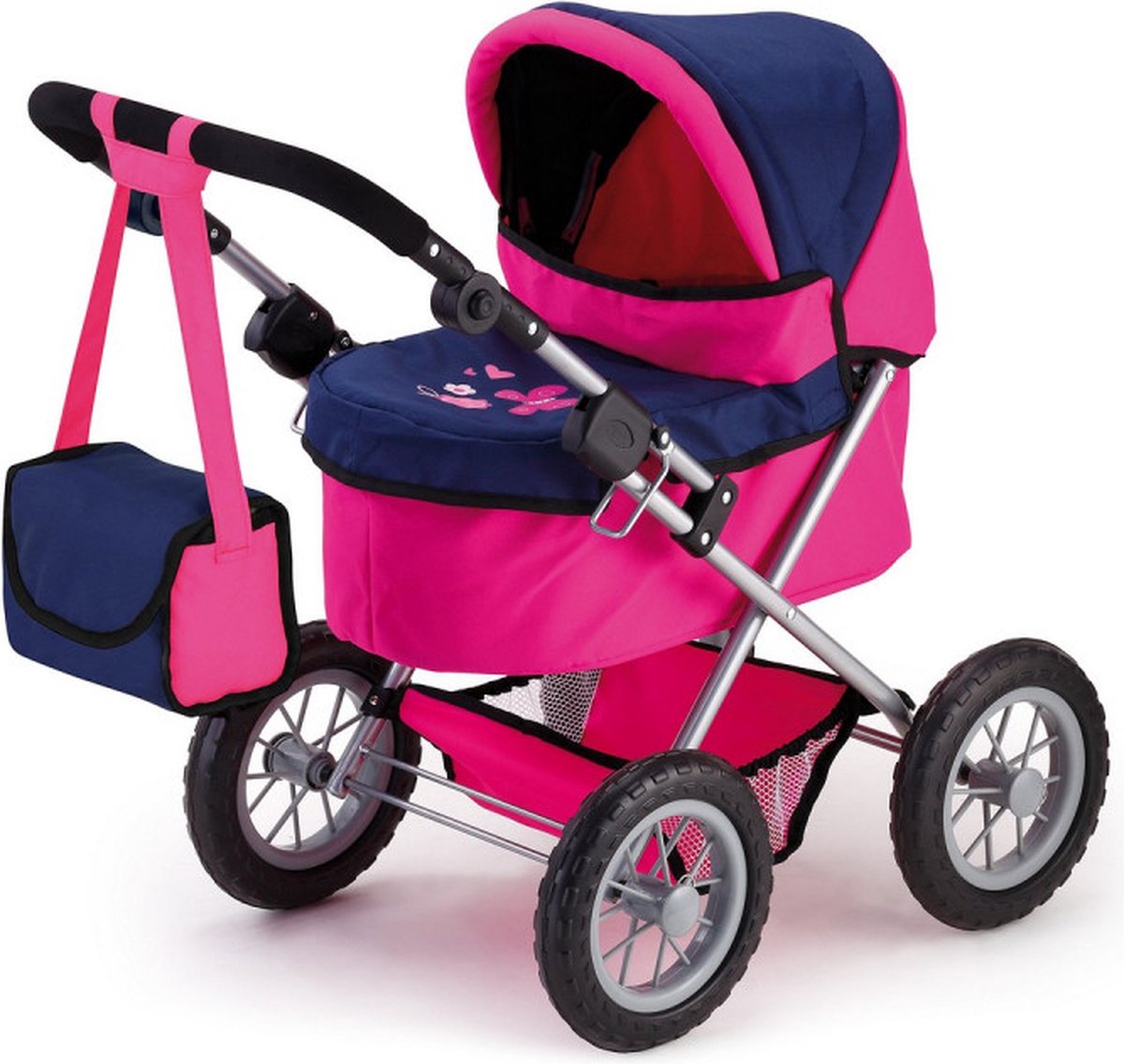 Bayer design - landau de poupée tendance - rose et bleu