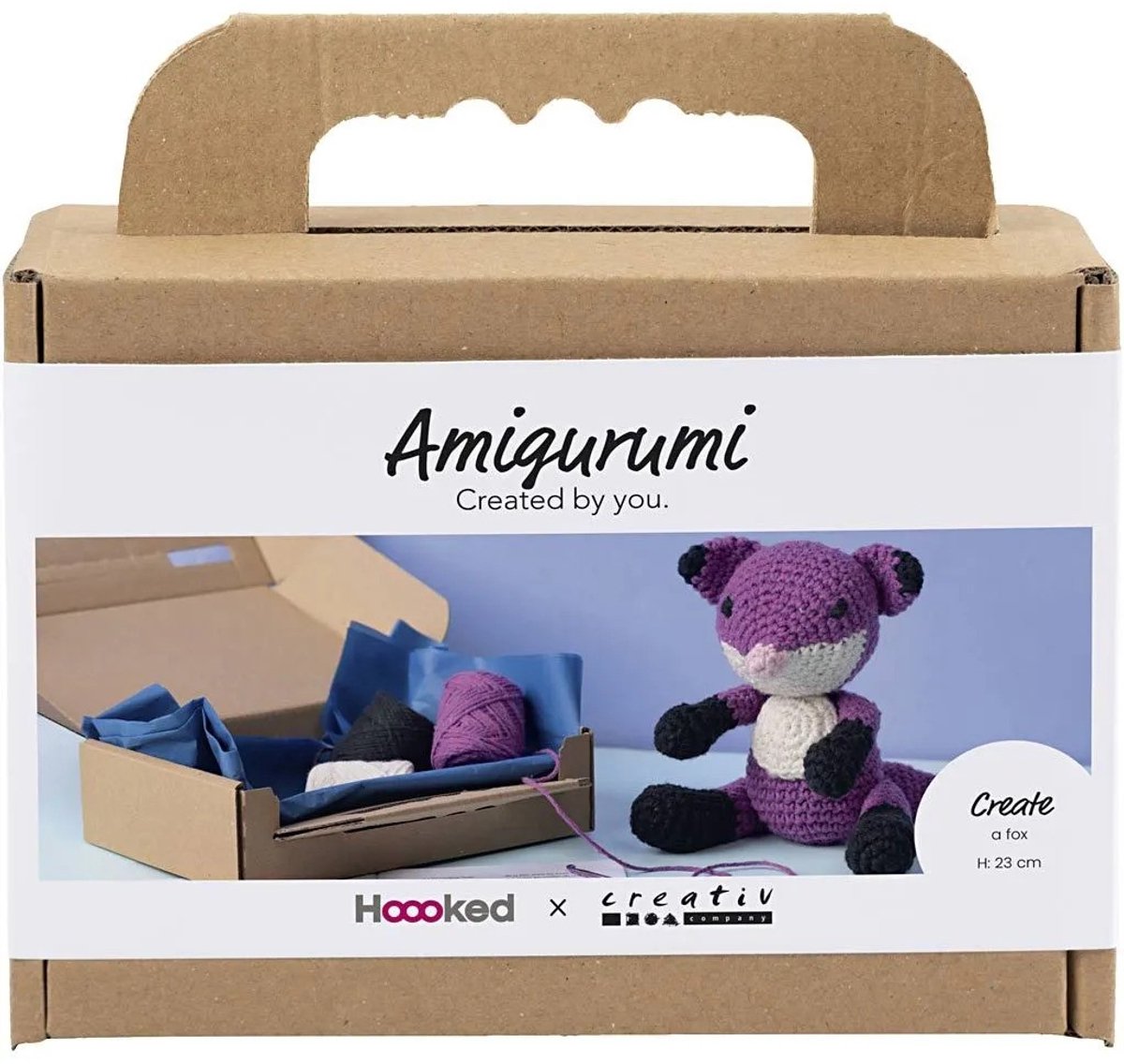 Entreprise créative https: www.cchobby.nl hobbyset-amigurumi-vos-zwart-plum-1-doos