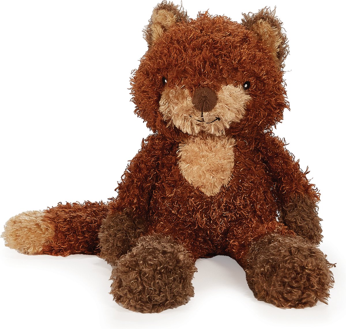 Bunnies by the bay foxy le renard peluche - peluche - détails brodés - 35 cm - marron