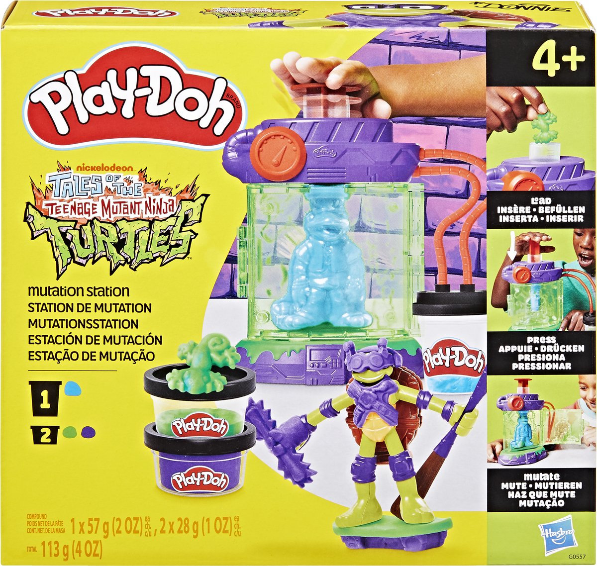 Station de mutation des tortues ninja mutantes adolescentes Play-doh