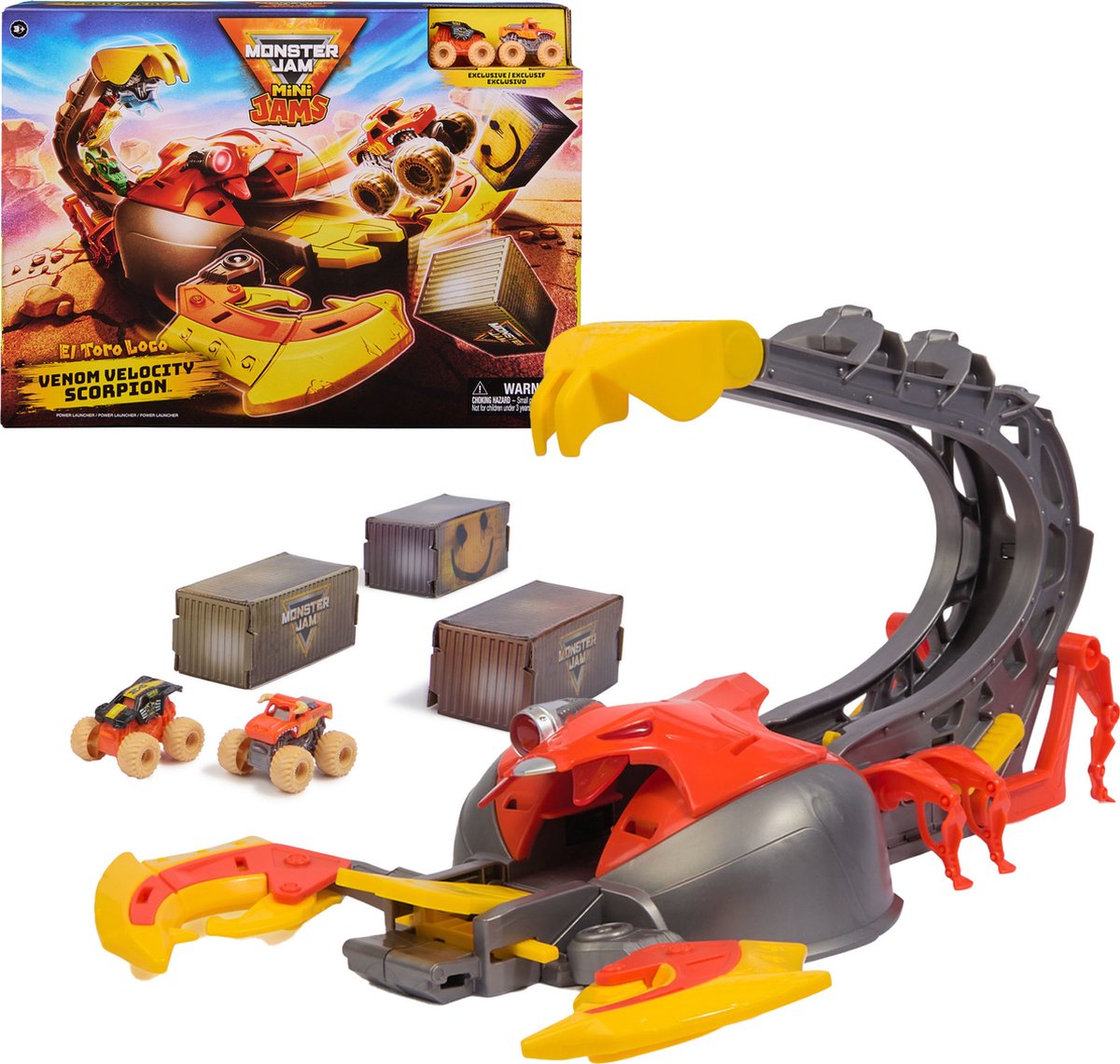 Ensemble de jeu mini scorpion Monster Jam