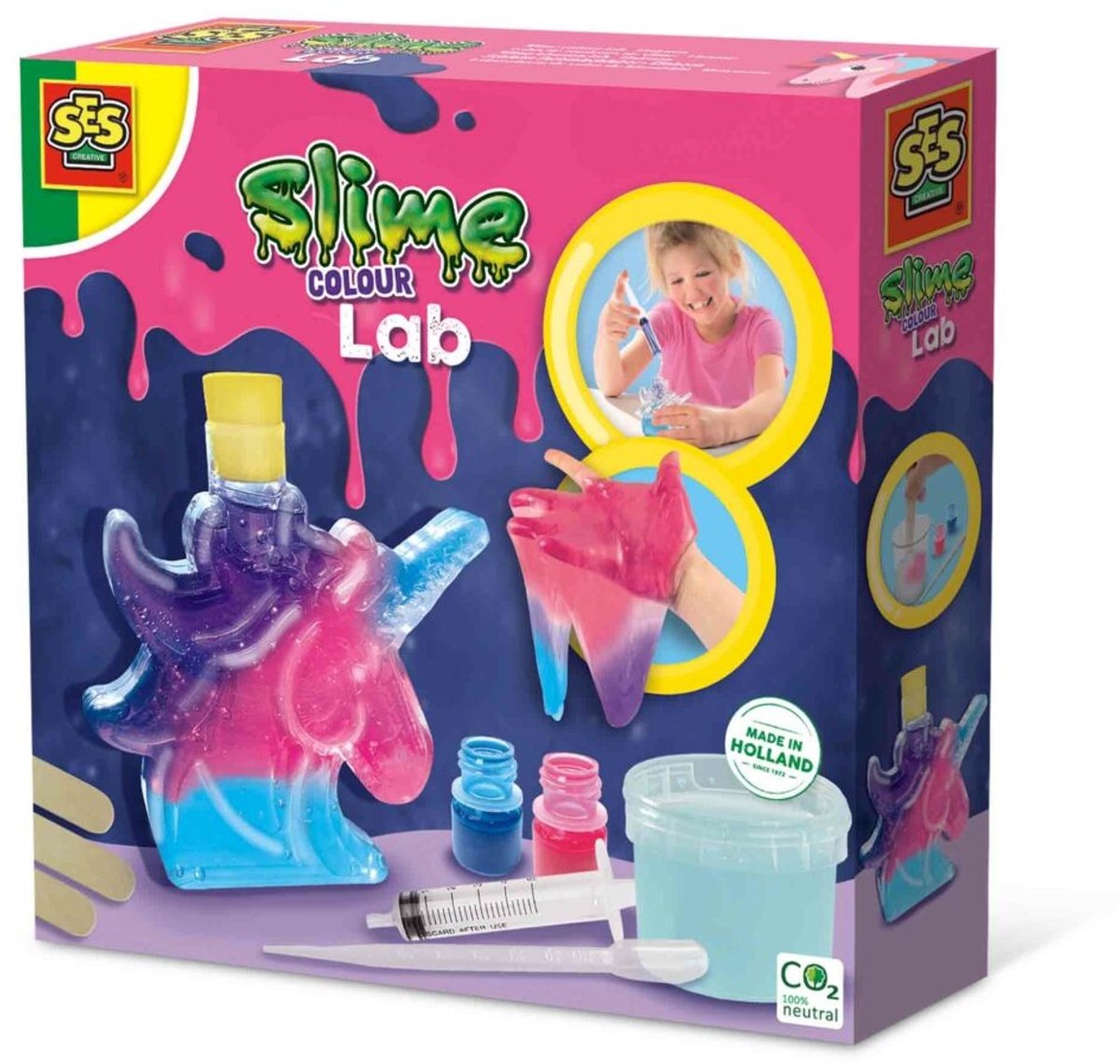 Ses creative ses slime - licorne du laboratoire de couleurs