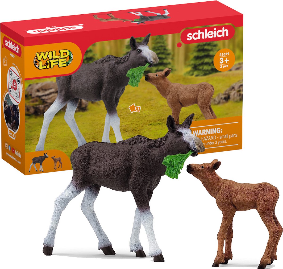 Schleich vie sauvage - veau d'orignal - 42629