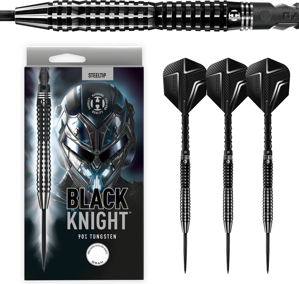 Harrows chevalier noir 90% tungstène 25gr