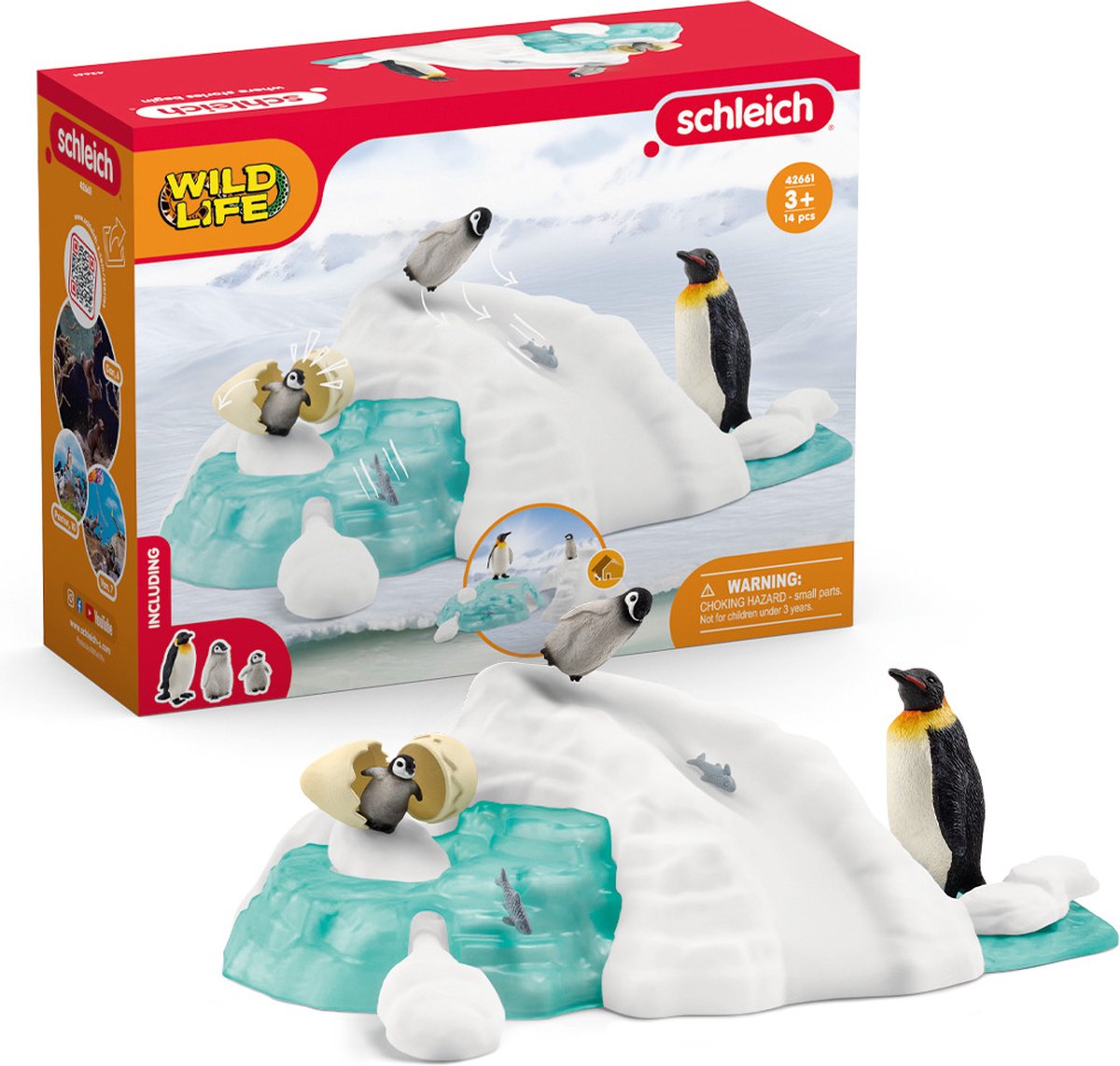 Schleich Wild Life Pinguin Family Fun 42661