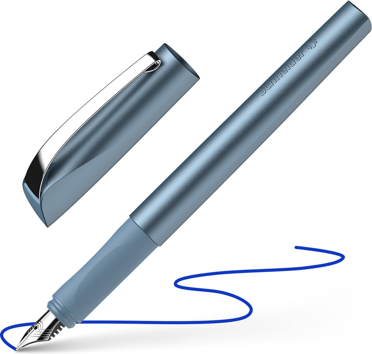 Stylo plume Schneider papeterie Schneider - ceod brillant - plume m - bleu - s-168623