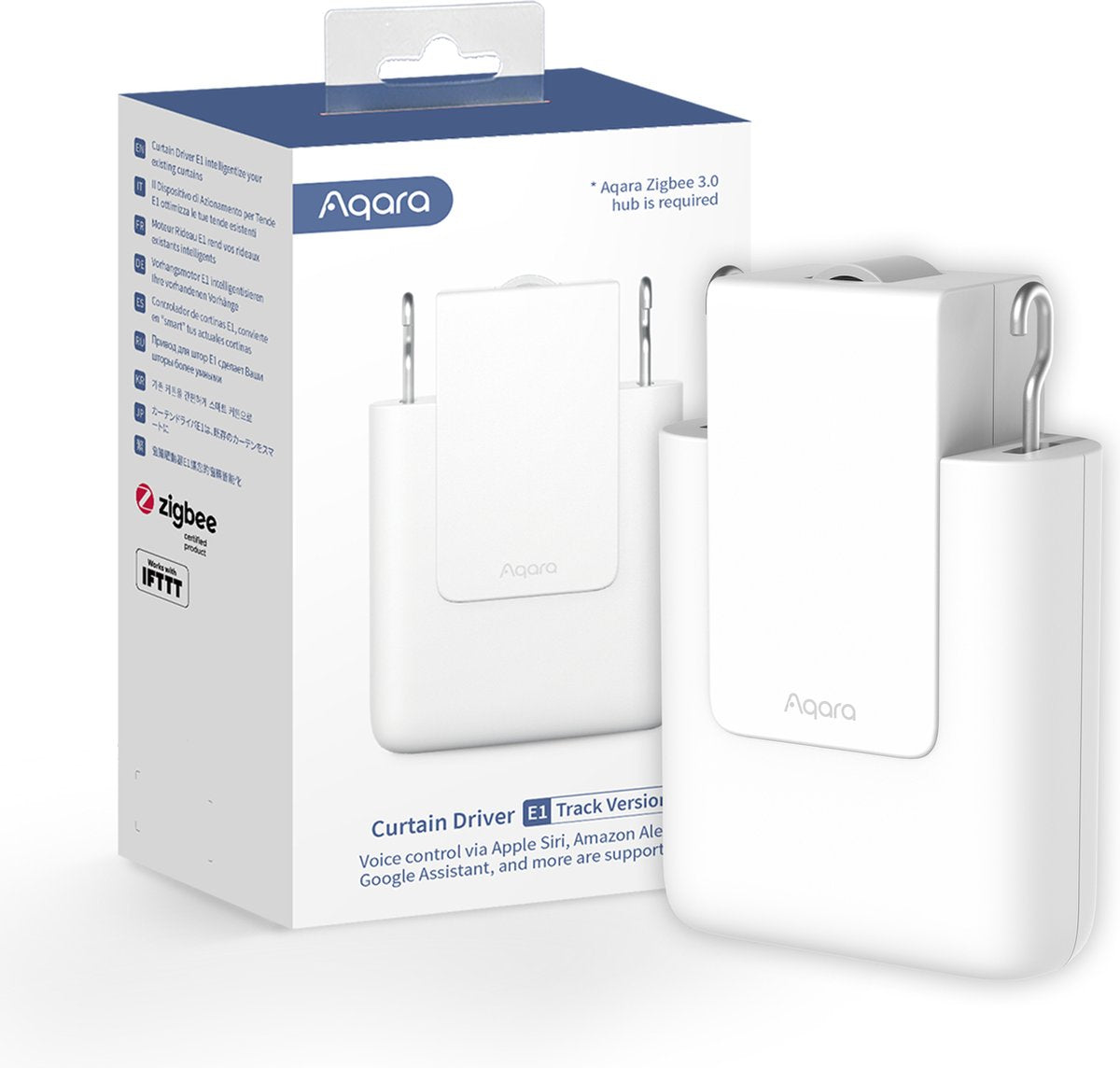 Pilote de rideau Aqara e1 - version rail - moteur de rideau intelligent - zigbee 3.0 - mise à niveau