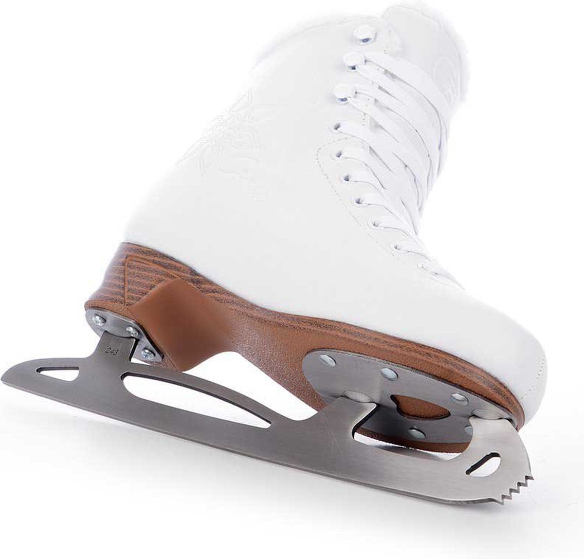 Tempish - Camila Ice - Patins Artistiques - Patinage Sur Glace Femme - Blanc - Support De Cheville Renforcé Design Blanc Élégant - Taille EU 40