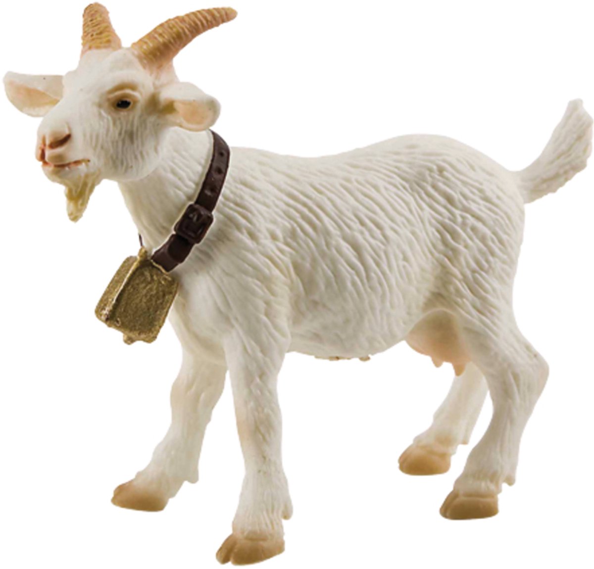 Bullyland 62318 – figurine de jeu et figurine de collection Chèvre – env. 7 cm – Design réaliste et détaillé – Idéal comme figurine de jeu éducative et petit cadeau pour les enfants à partir de 3 ans.