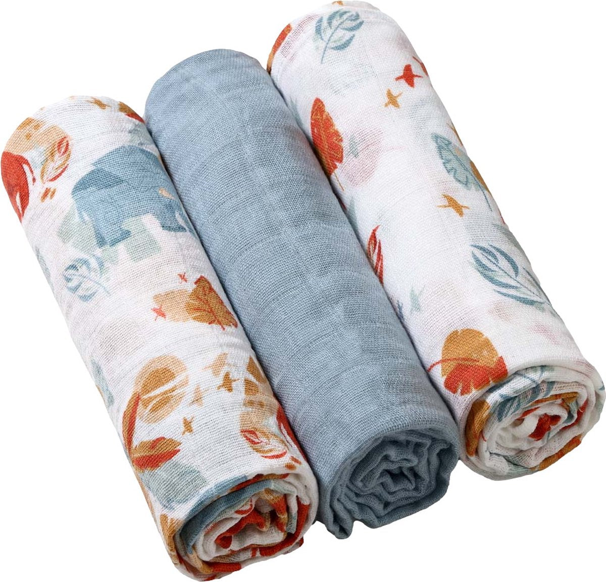 Babyono baby ono couches hydrophiles 3 pièces bleu-gris