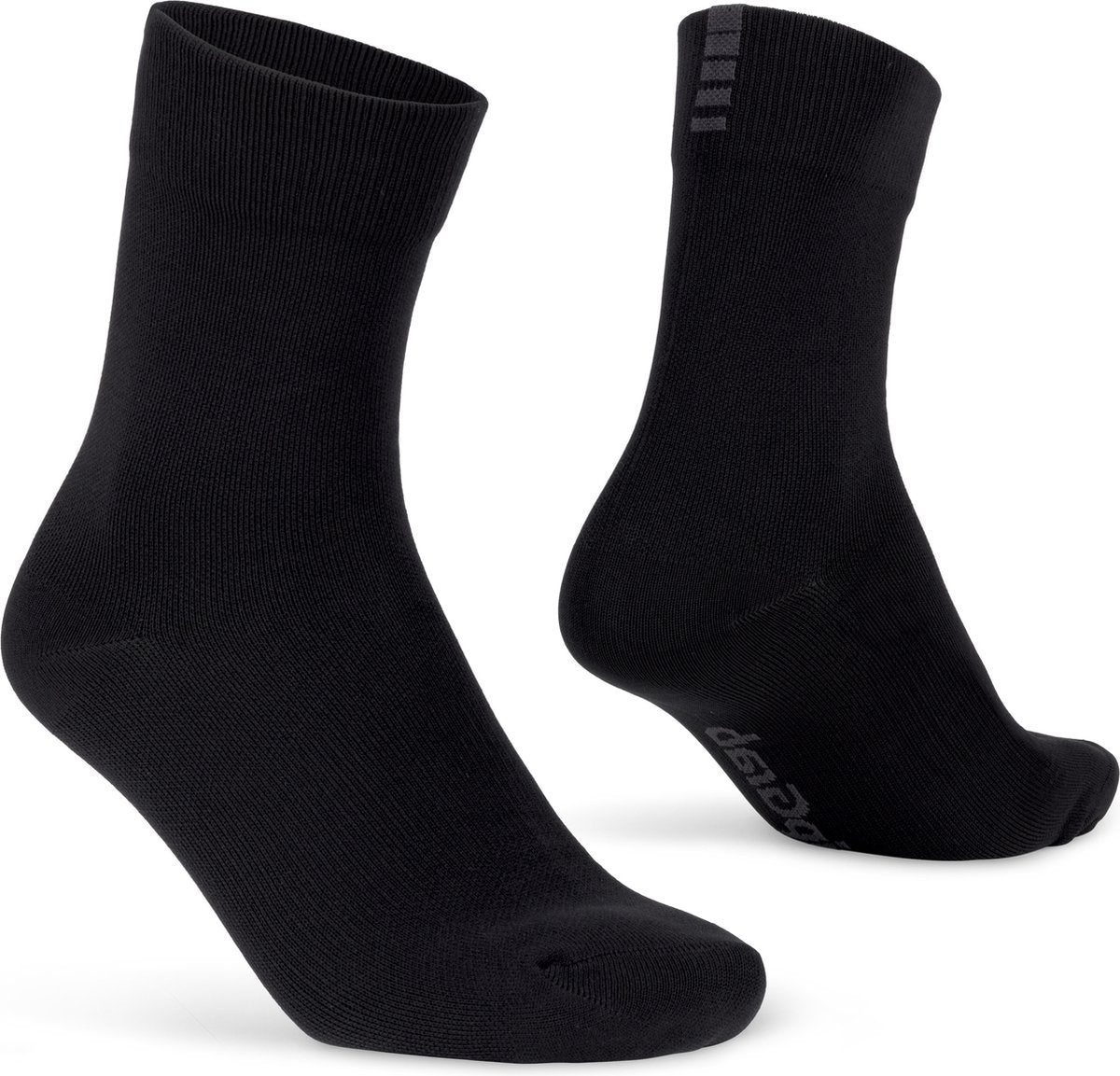 Gripgrab - chaussettes de cyclisme légères et imperméables printemps-automne chaussettes de cyclisme d'hiver - noir - unisexe - taille l