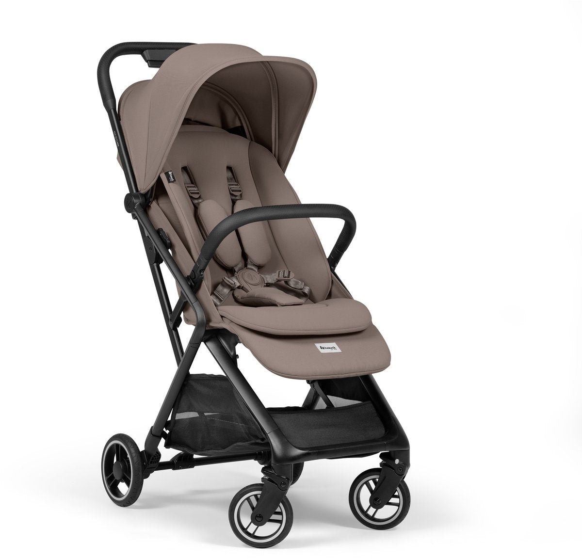 Hauck fly n care - poussette de voyage super compacte pour les parents qui aiment voyager - moka
