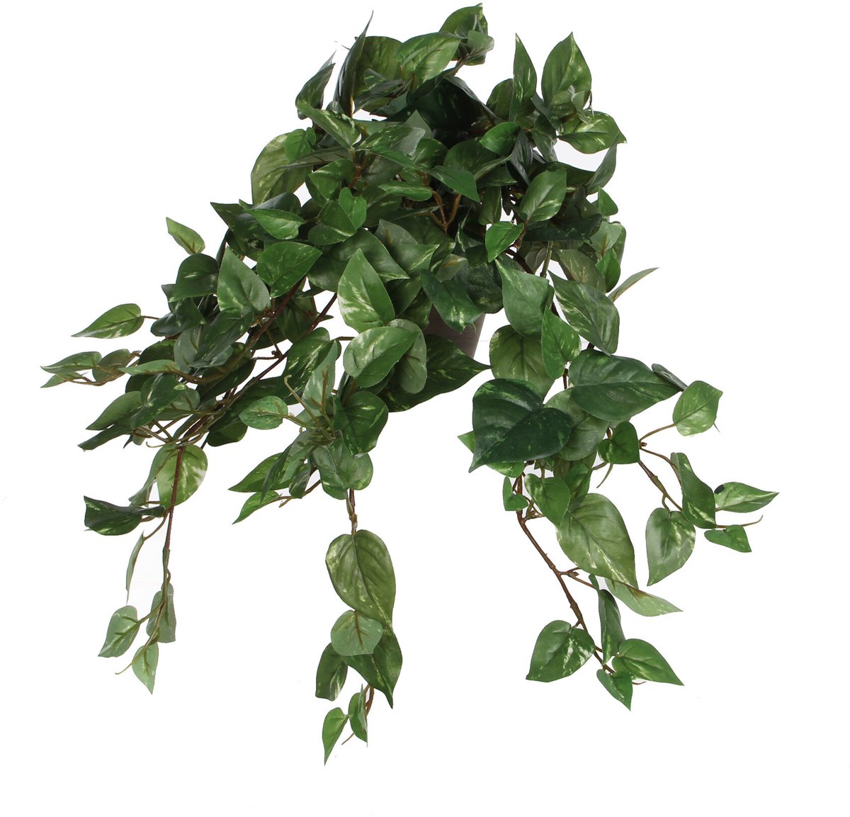 Mica decorations kunstplant - scindapsus drakenklimop - groen - l45 x h25 cm - hangplant