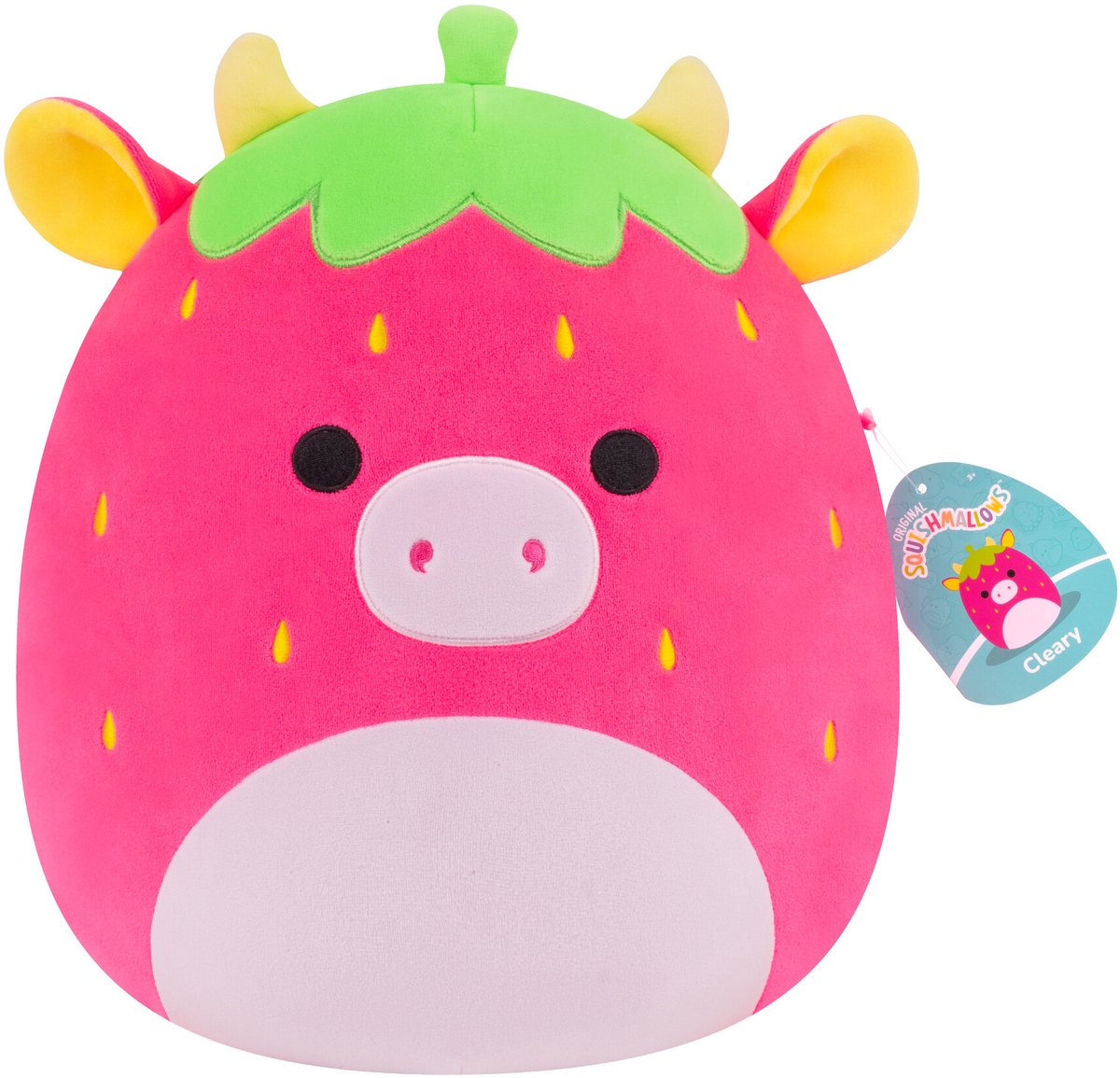 Peluche peluche Jazwares squishmallows - vache claire - 30cm