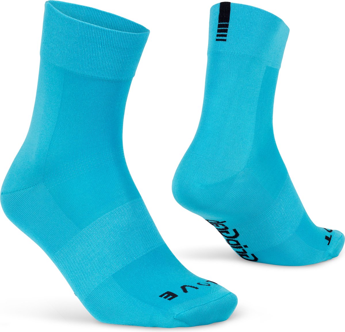 Gripgrab - chaussettes de cyclisme d'été légères SL performance 1 paire de chaussettes de cyclisme coolmax coupe régulière - bleu - unisexe - taille L (44-47)