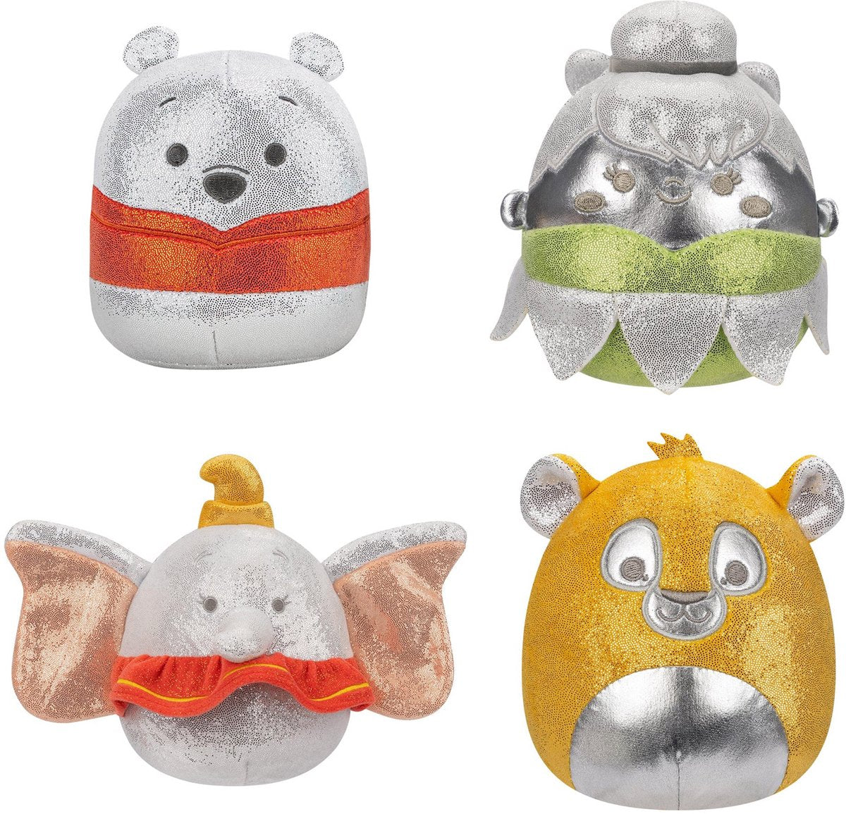 Squishmallows Disney 100e anniversaire 4pack set2 - 5 pouces squishmallow (avec certificat d'adoption)
