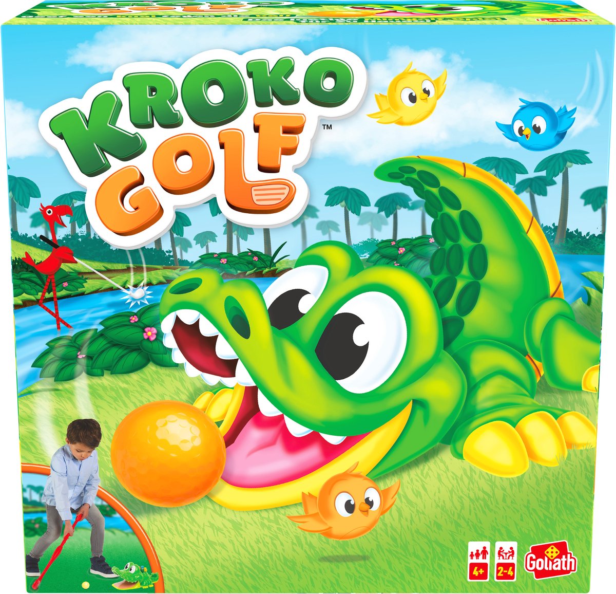 Jeu de golf crocodile | 2 pièces