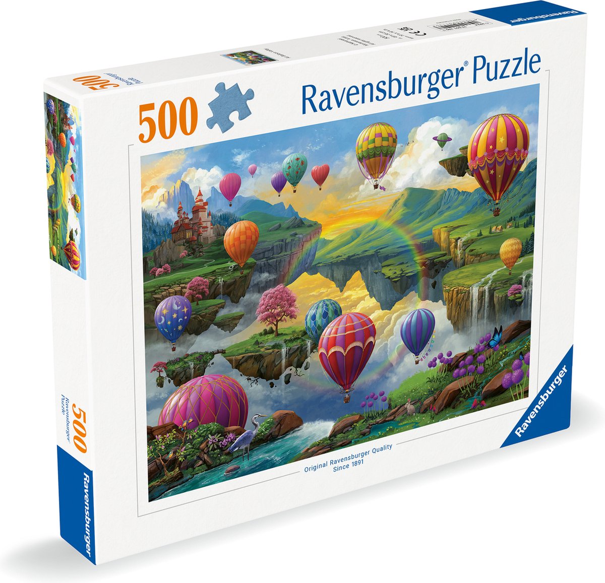 Ravensburger puzzle la vallée des montgolfières, 500 pcs.