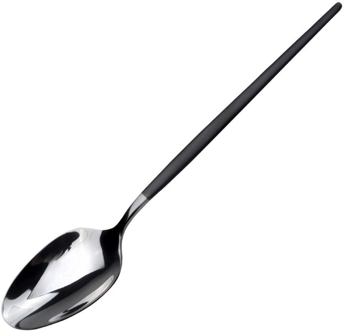 Amefa set de cuillères soprano métal noir inox café 12 pièces