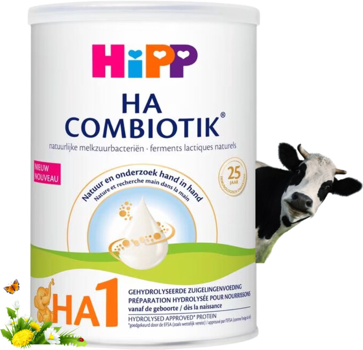 Hipp ha 1 combiotik bébé lait de suite - 800 gr - 0-6 mois