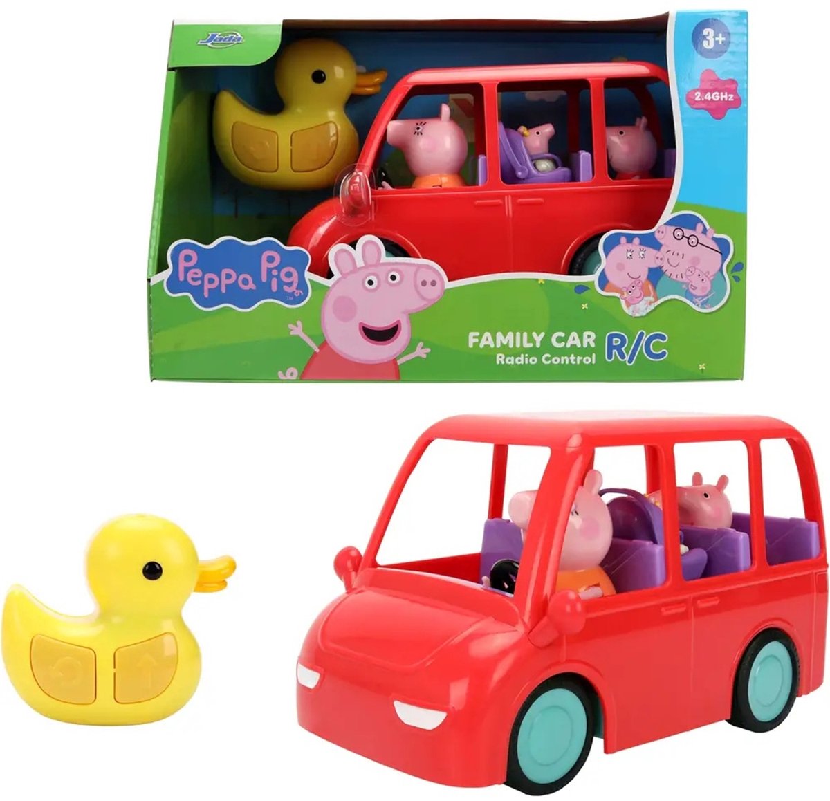 Jada peppa pig voiture familiale 17 cm radiocommandée multicolore