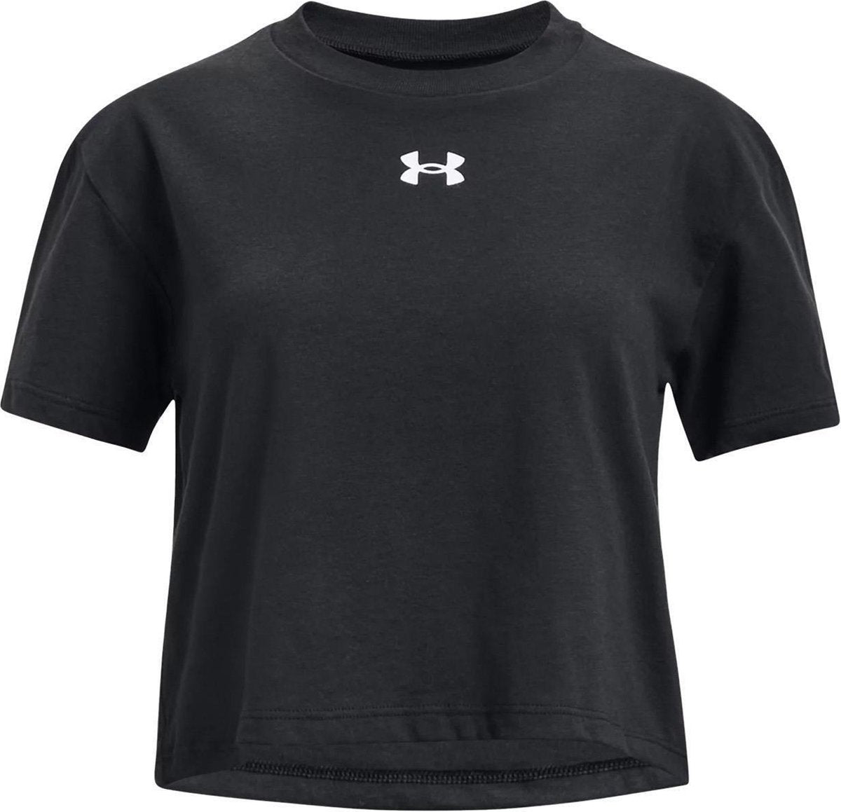 Under Armour UA Crop Sportstyle Logo SS Chemise de sport pour filles - Taille YMD